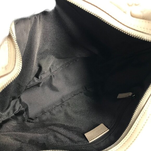 GUCCI 73885 GG logo bucket-shaped Shoulder Bag GGCanvas/Leather Beige - Picture 13 of 15